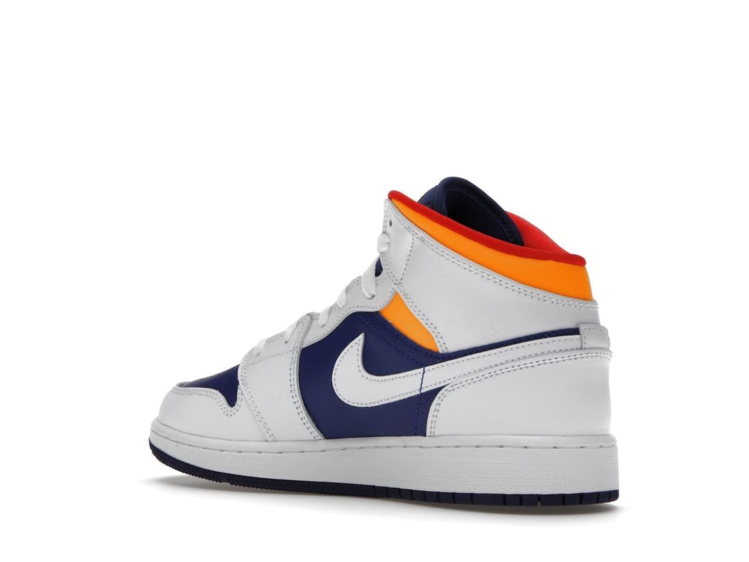 Nike Air Jordan 1 Mid White Laser Nike Air Jordan 1 Mid White Laser