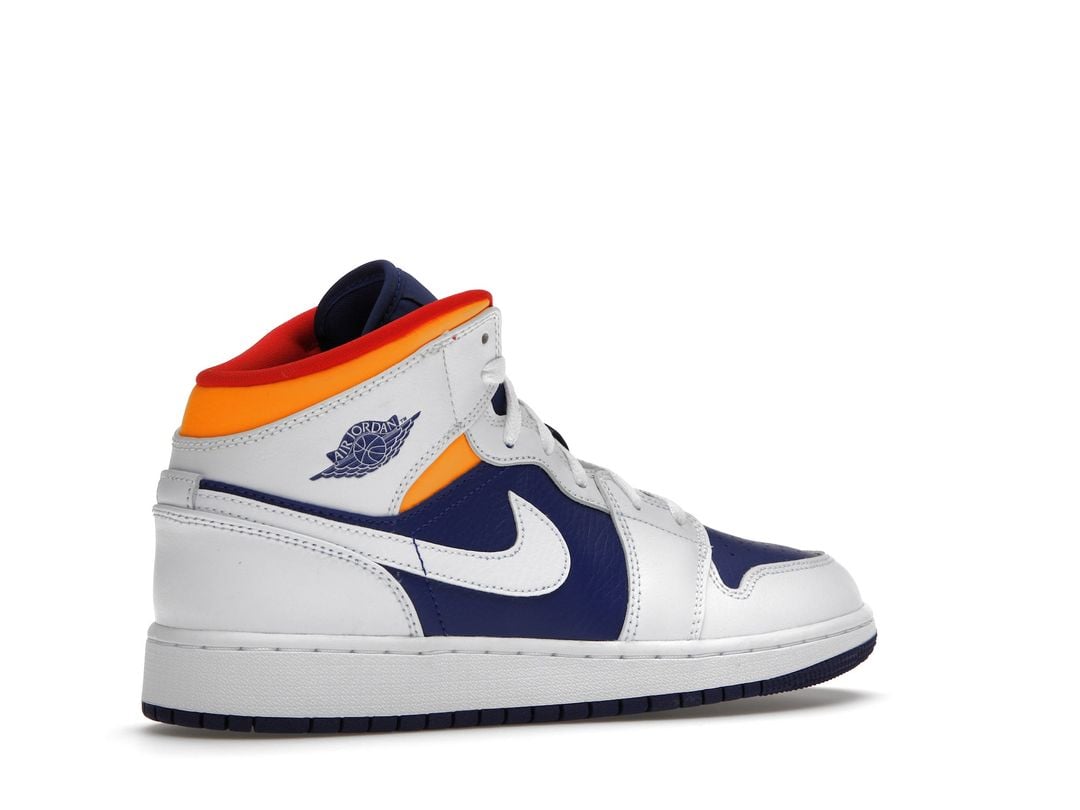 Nike Air Jordan 1 Mid White Laser Nike Air Jordan 1 Mid White Laser