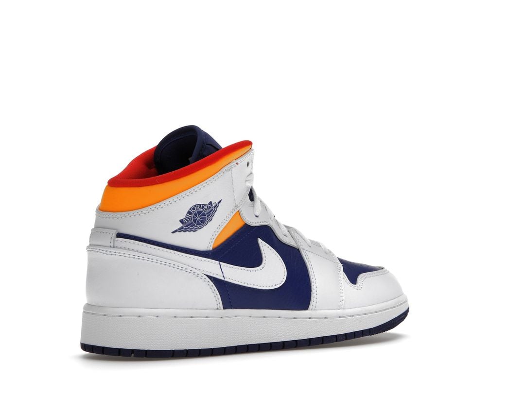 Nike Air Jordan 1 Mid White Laser Nike Air Jordan 1 Mid White Laser