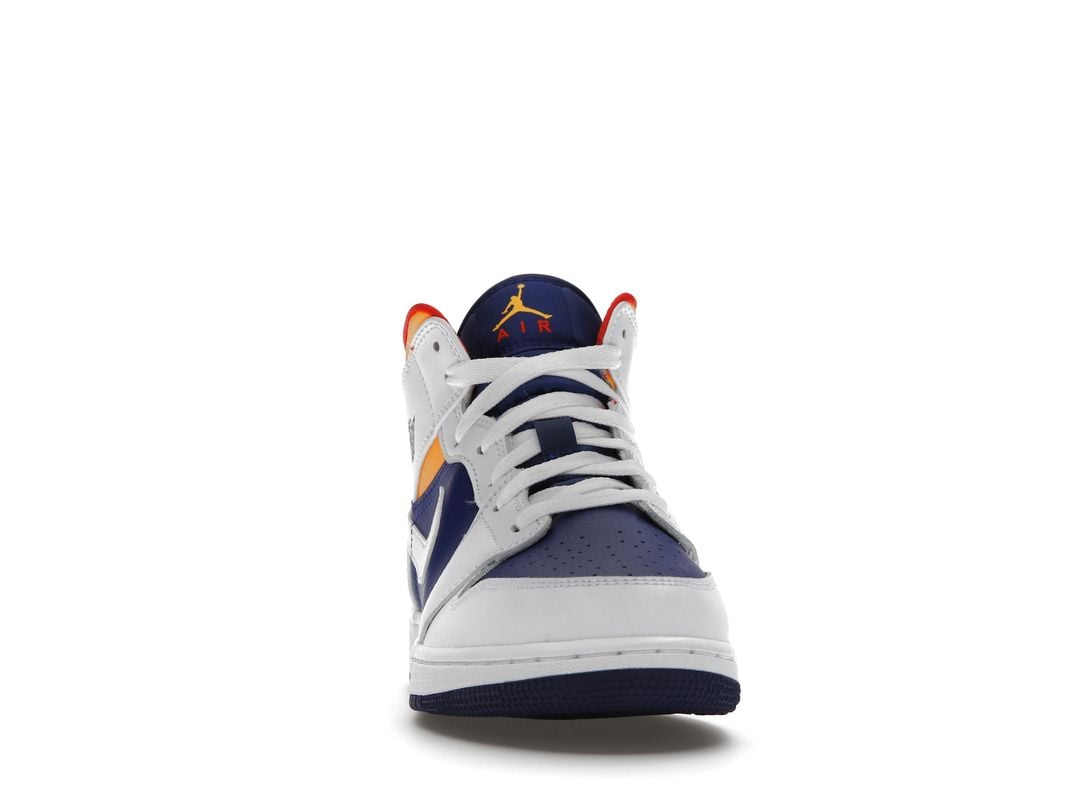 Nike Air Jordan 1 Mid White Laser Nike Air Jordan 1 Mid White Laser