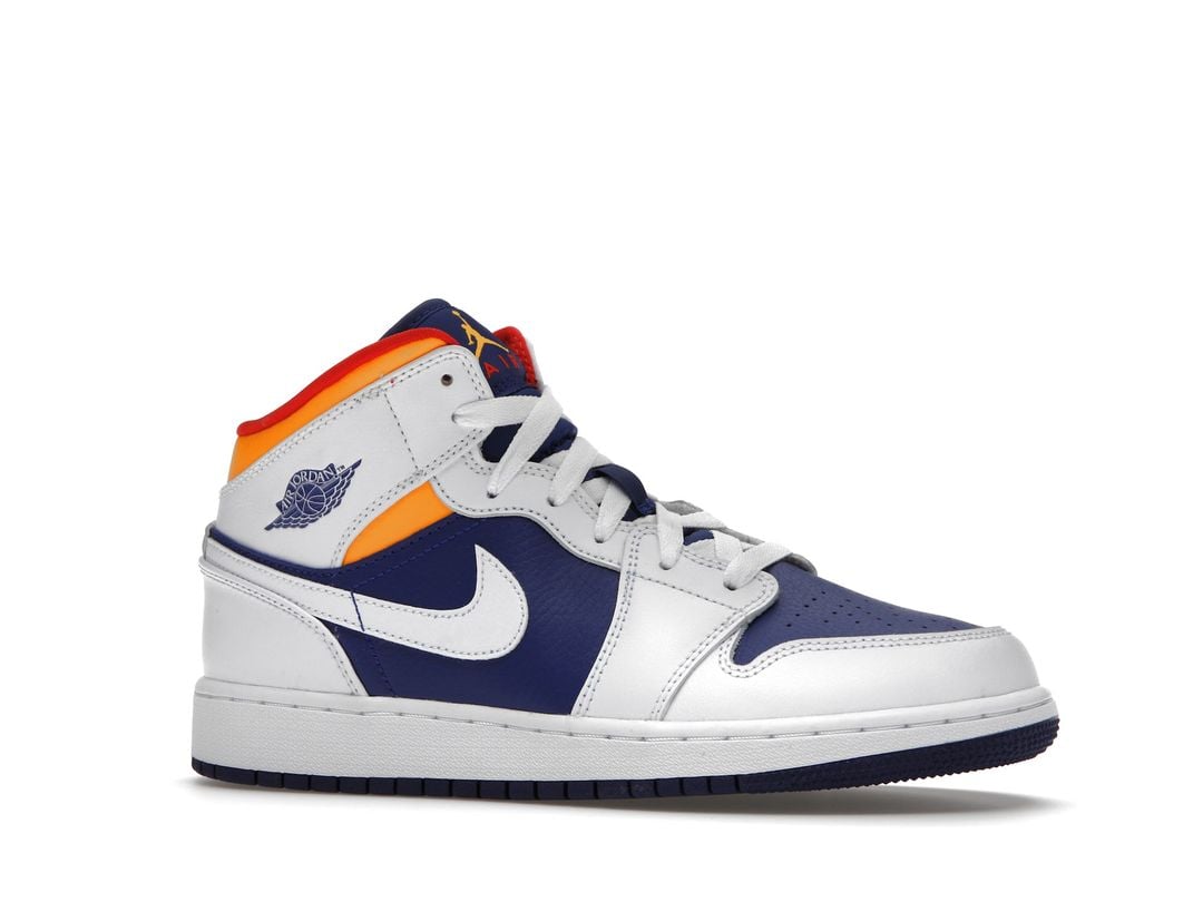 Nike Air Jordan 1 Mid White Laser Nike Air Jordan 1 Mid White Laser