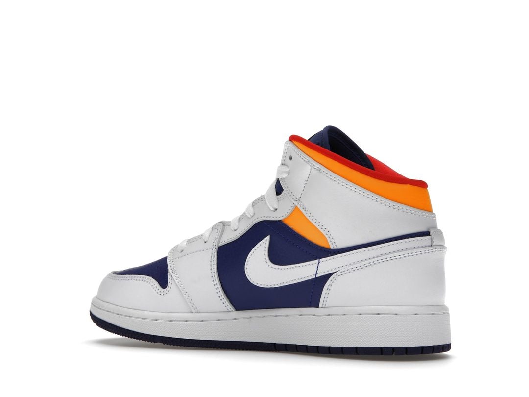 Nike Air Jordan 1 Mid White Laser Nike Air Jordan 1 Mid White Laser