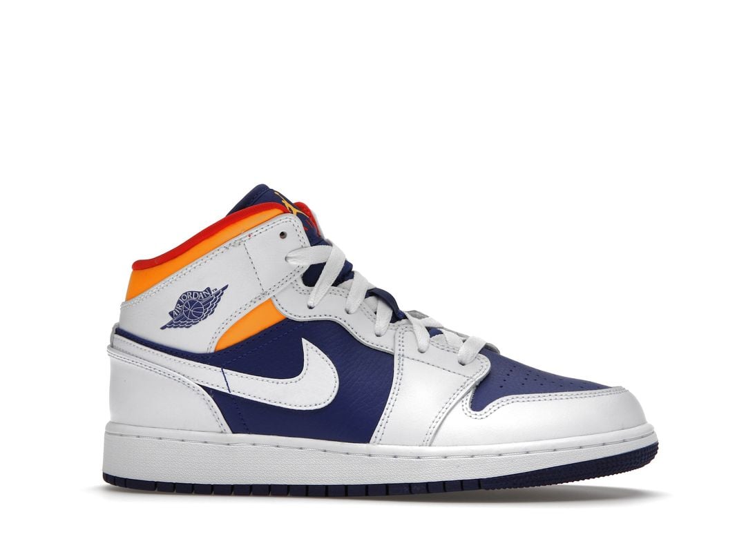 Nike Air Jordan 1 Mid White Laser Nike Air Jordan 1 Mid White Laser