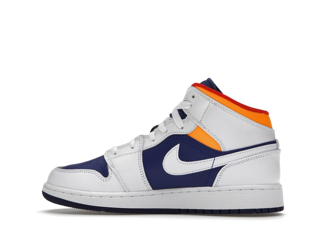 Nike Air Jordan 1 Mid White Laser Nike Air Jordan 1 Mid White Laser