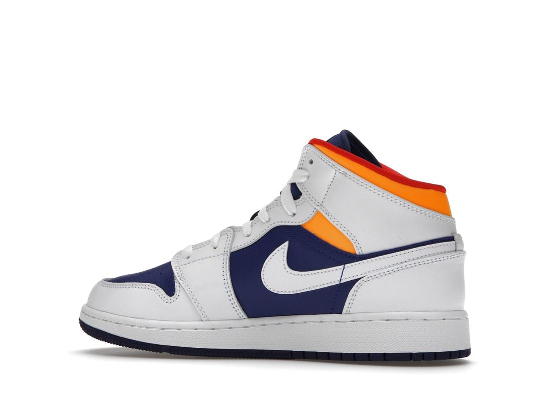 Nike Air Jordan 1 Mid White Laser Nike Air Jordan 1 Mid White Laser