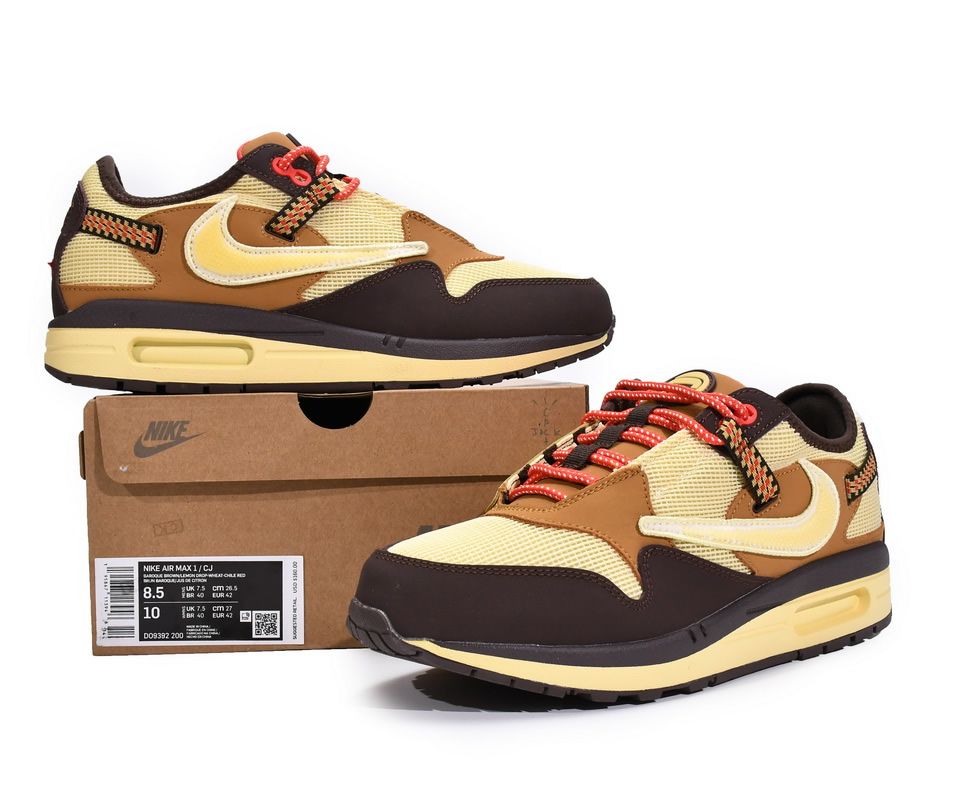 Nike Air Max 1 Travis Scott Cactus Jack Baroque Brown Nike Air Max 1 Travis Scott Cactus Jack Baroque Brown