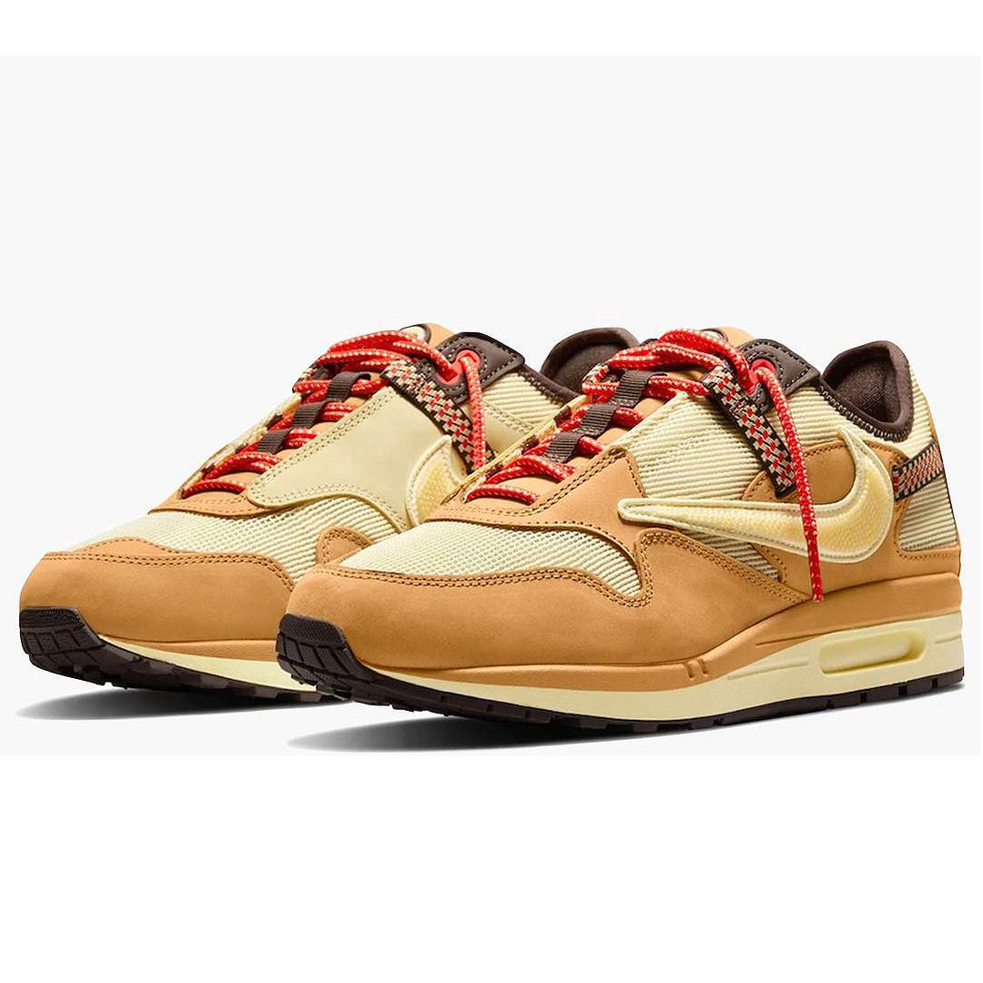 Nike Air Max 1 Travis Scott Cactus Jack Wheat Lemon Drop