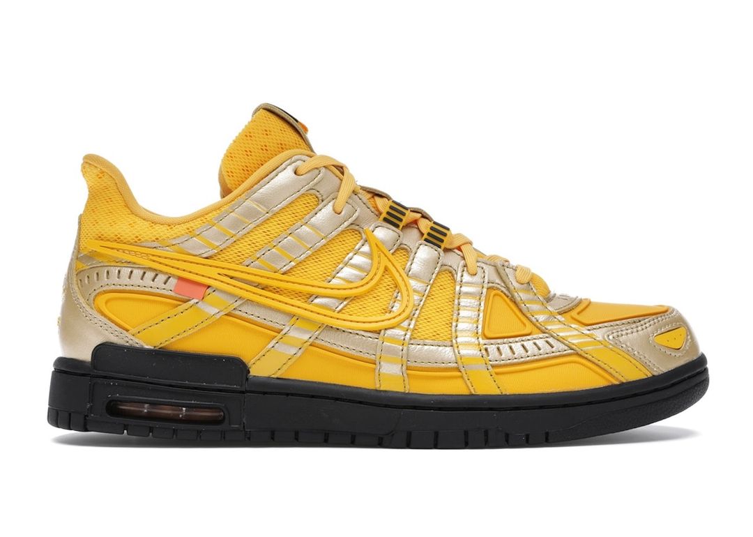 Nike Air Rubber Dunk Off-White University Gold