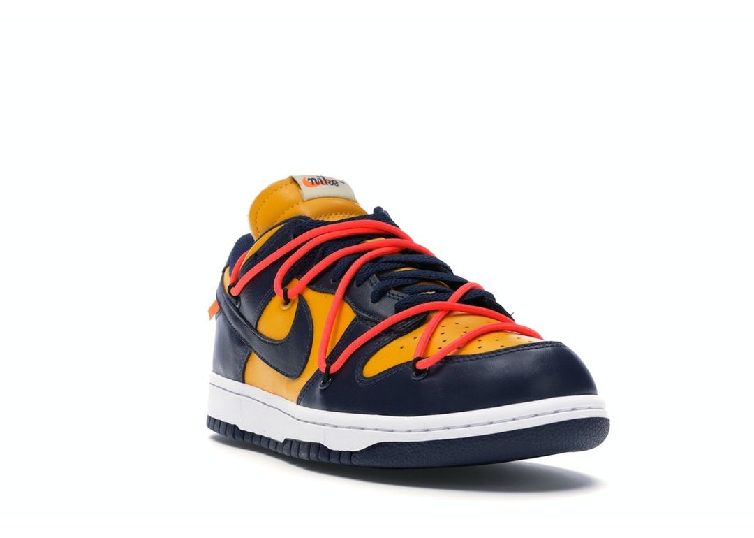 Nike Dunk Low Off-White University Gold Midnight Navy