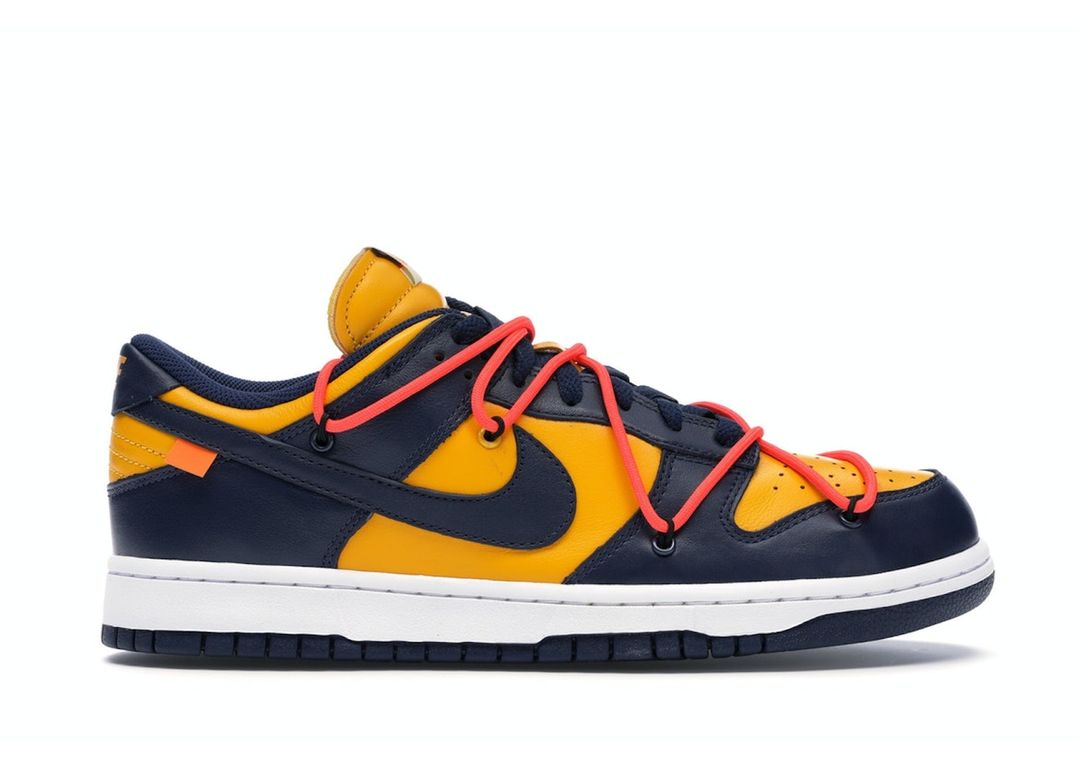 Nike Dunk Low Off-White University Gold Midnight Navy