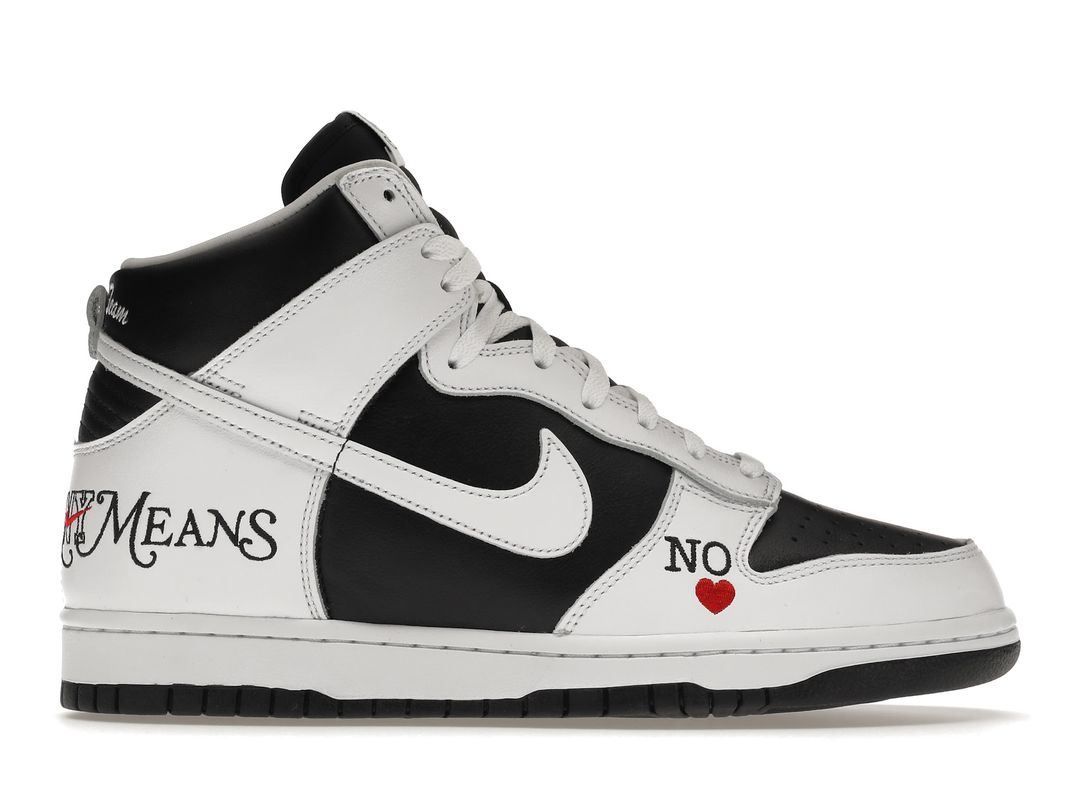 Nike Sb Dunk High X Supreme By Any Means Black Stormtrooper