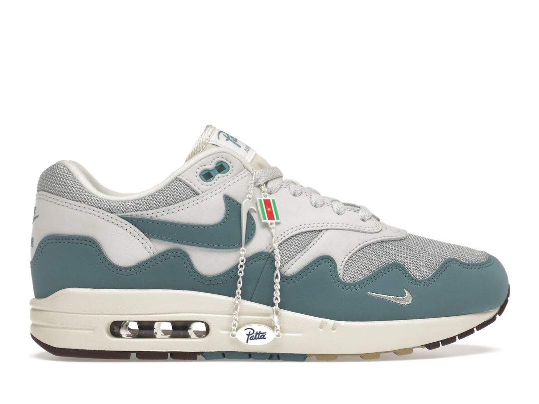 Nike X Patta Air Max 1 Waves Noise Aqua Blue
