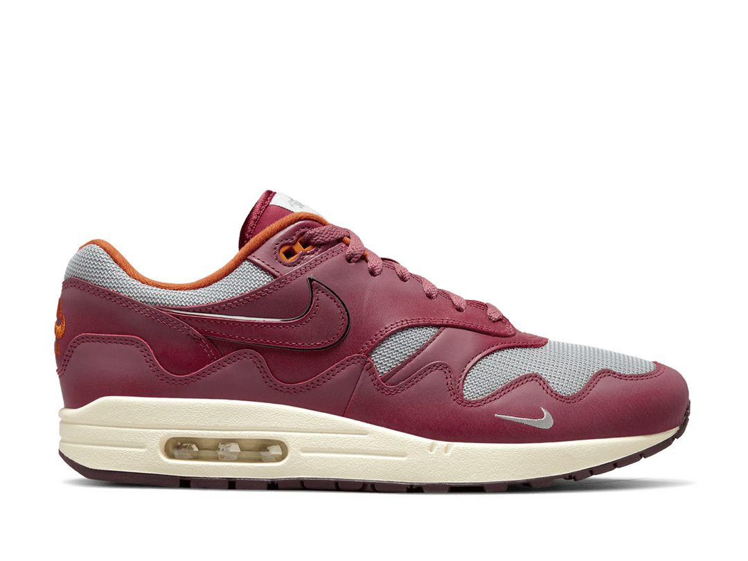 Nike X Patta Air Max 1 Waves Rush Maroon