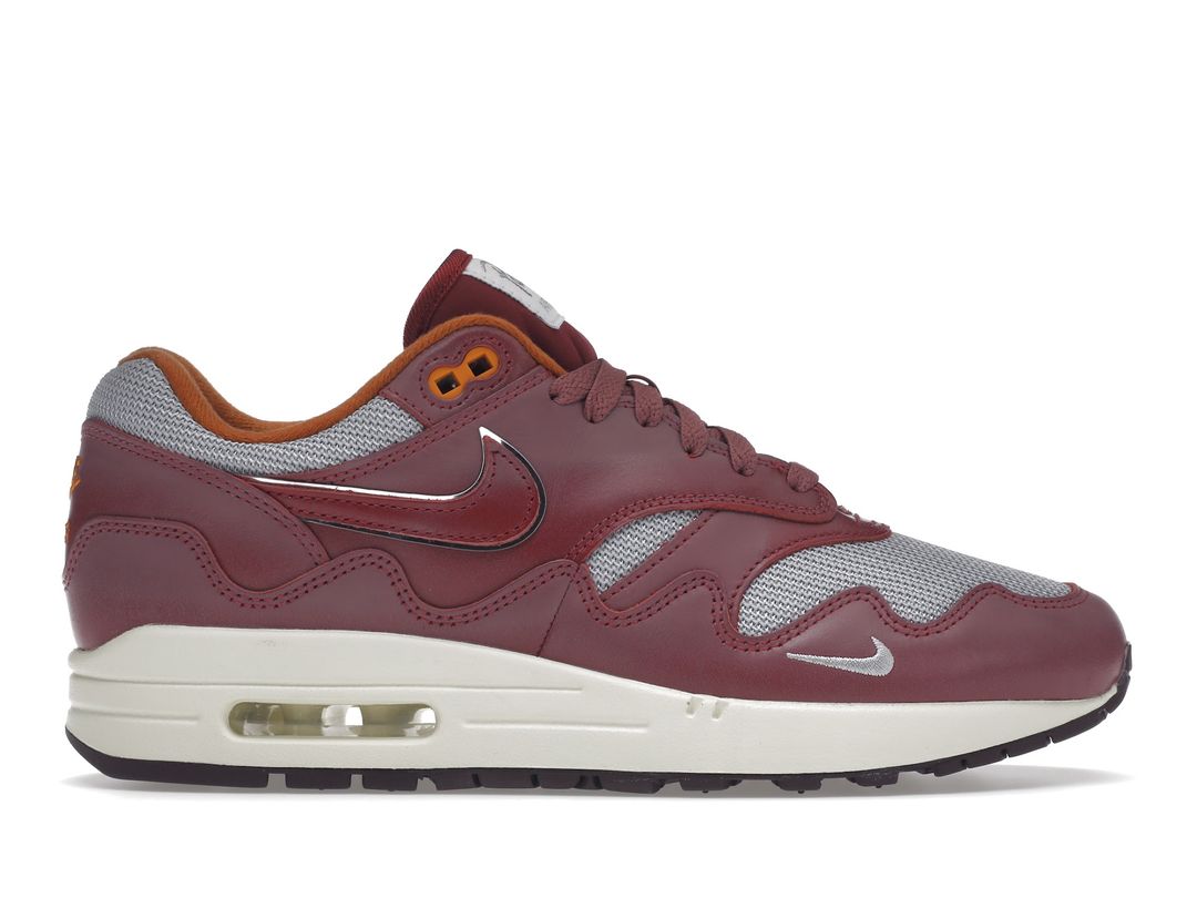 Nike X Patta Air Max 1 Waves Rush Maroon