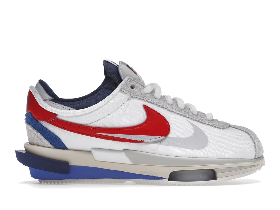Nike Zoom Cortez Sp Sacai White University Red Blue
