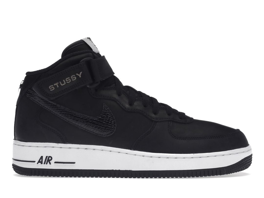 Stussy X Nike Air Force 1 Mid Black White