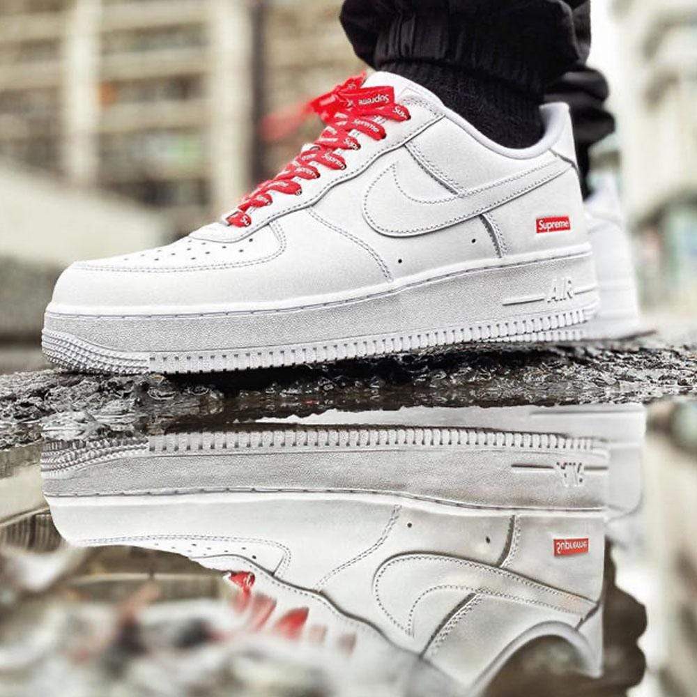 Supreme x Nike Air Force 1 Low ‘Box Logo – White’ Supreme x Nike Air Force 1 Low ‘Box Logo – White’