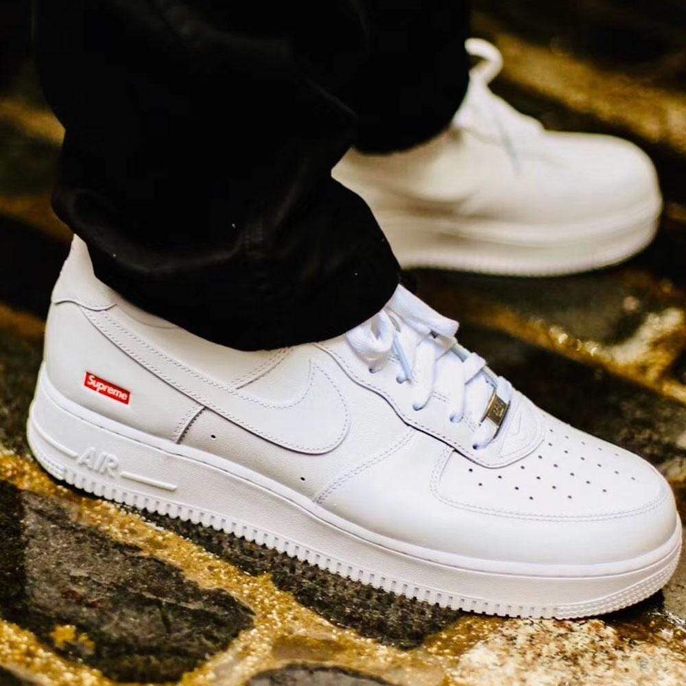 Supreme x Nike Air Force 1 Low ‘Box Logo – White’ Supreme x Nike Air Force 1 Low ‘Box Logo – White’