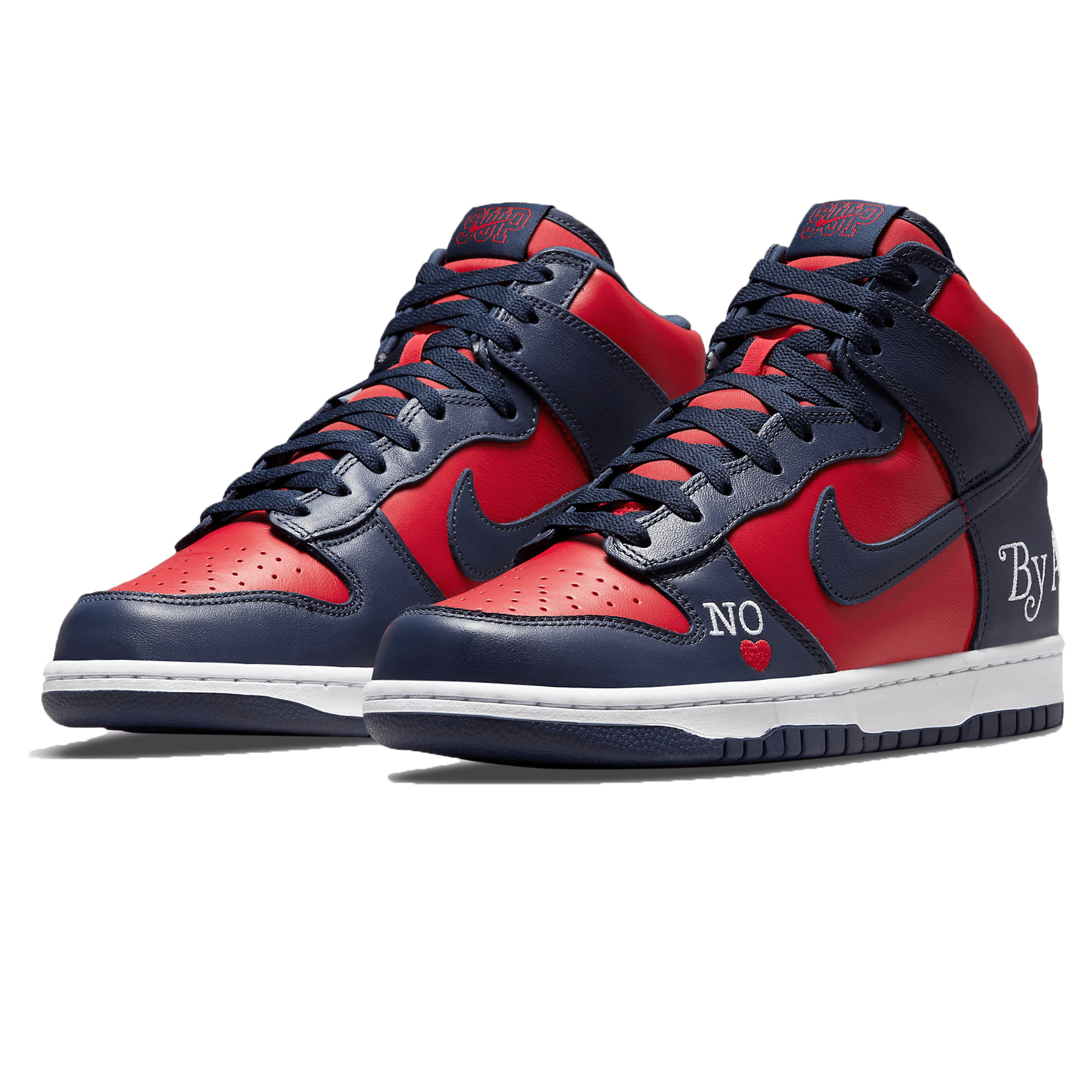 Supreme x Nike Dunk High SB ‘By Any Means – Red Navy’