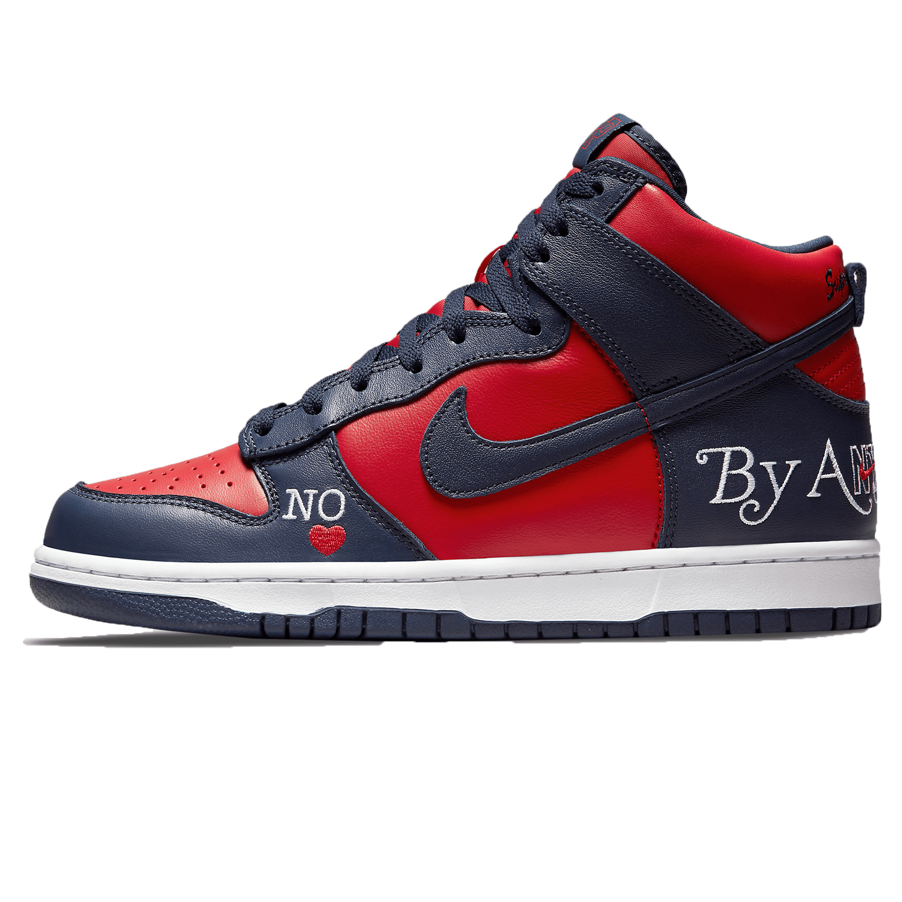 Supreme x Nike Dunk High SB ‘By Any Means – Red Navy’