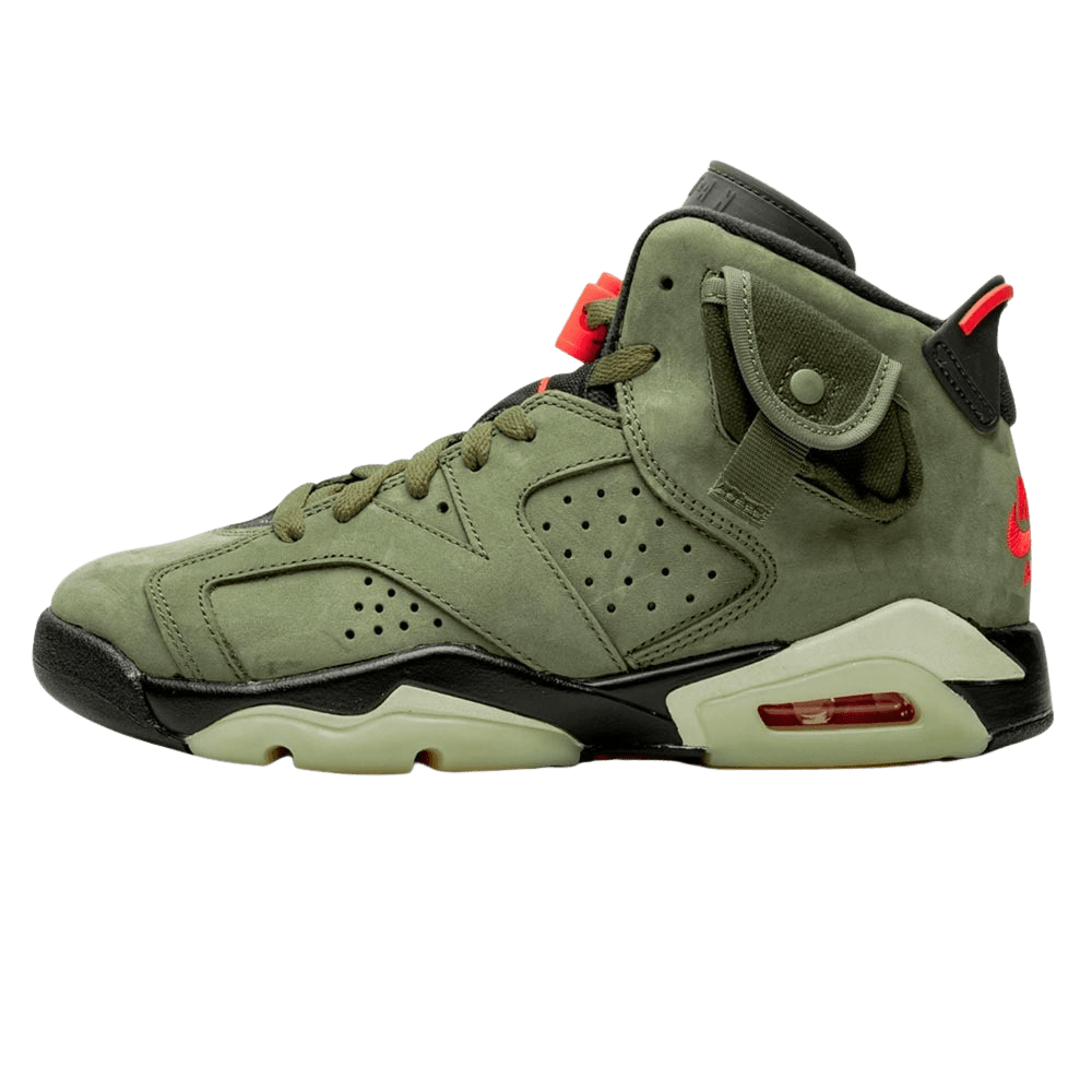 Travis Scott x Air Jordan 6 Retro GS ‘Olive’ Travis Scott x Air Jordan 6 Retro GS ‘Olive’